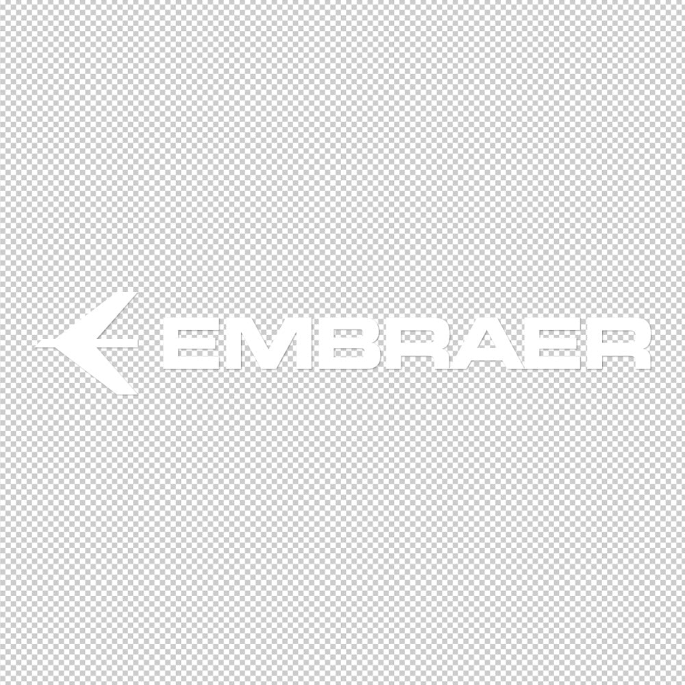 Embraer Sticker Decals (die cut not printed)