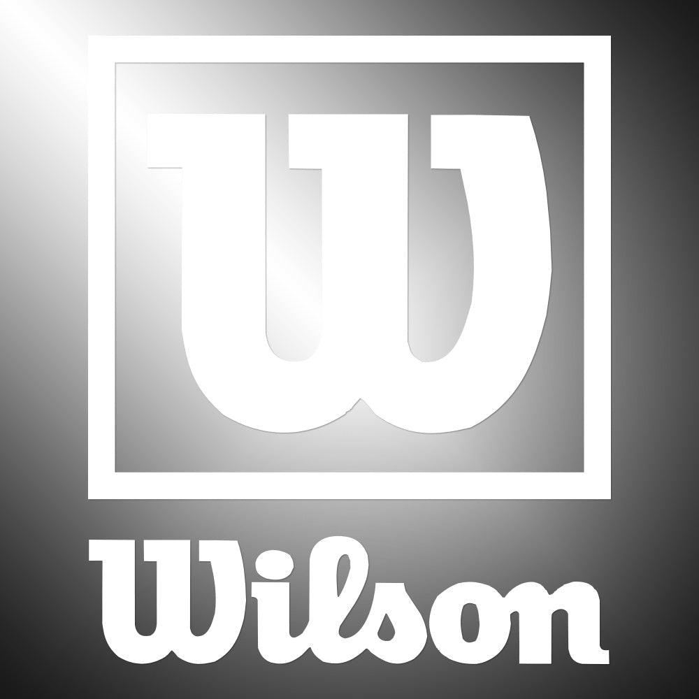 Wilson Sticker Decals (die cut not printed) Tennis