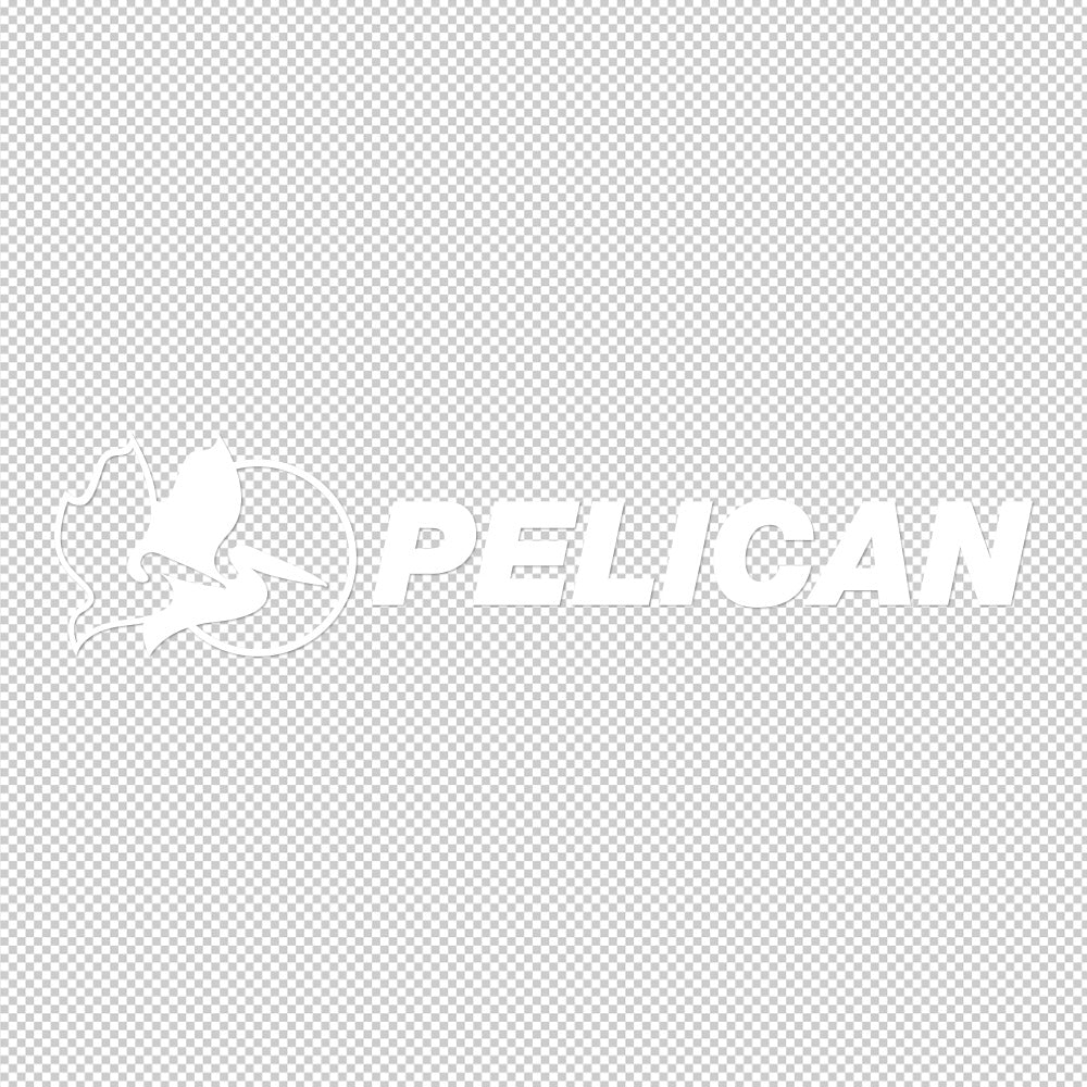 Pelican 2X Sticker Decals (not printed)
