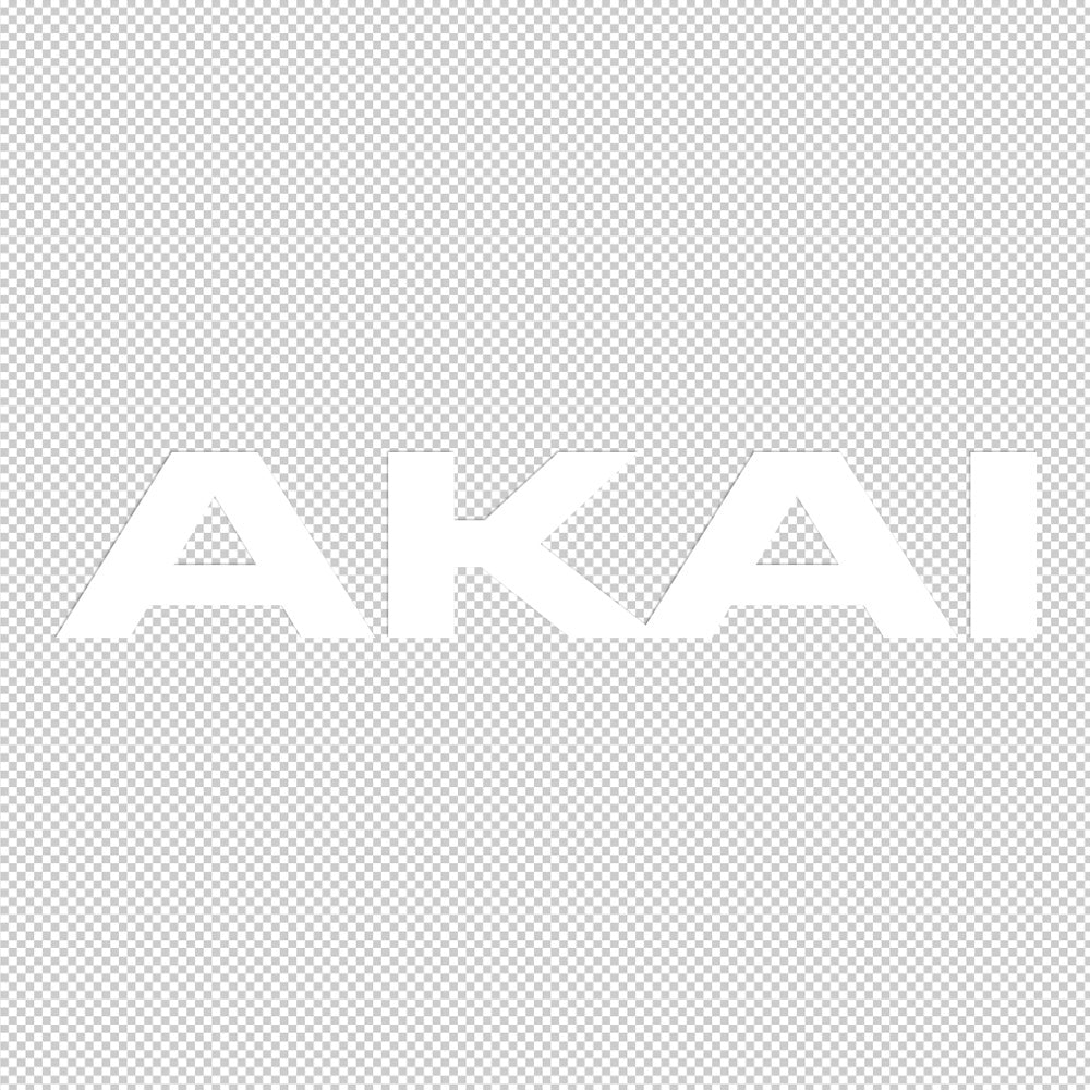 Akai Sticker Decals (die cut not printed)