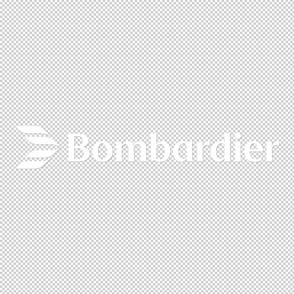 Bombardier Sticker Decals (die cut not printed)