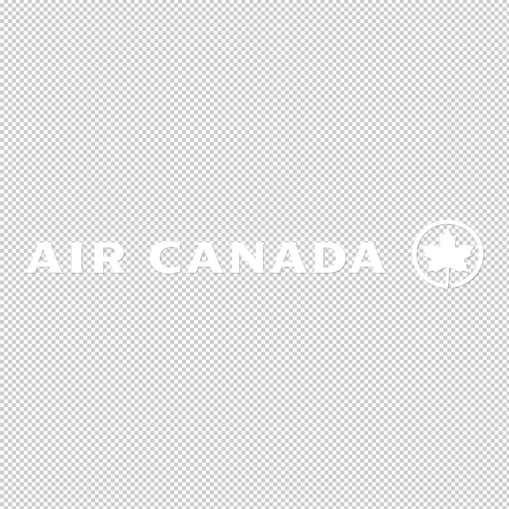 Air Canada Sticker Decals (die cut not printed)