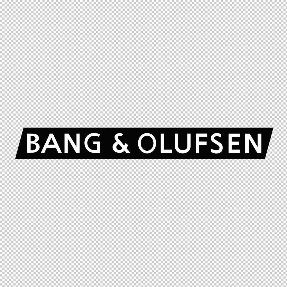 Bang & Olufsen Sticker Decals (not printed) dual color