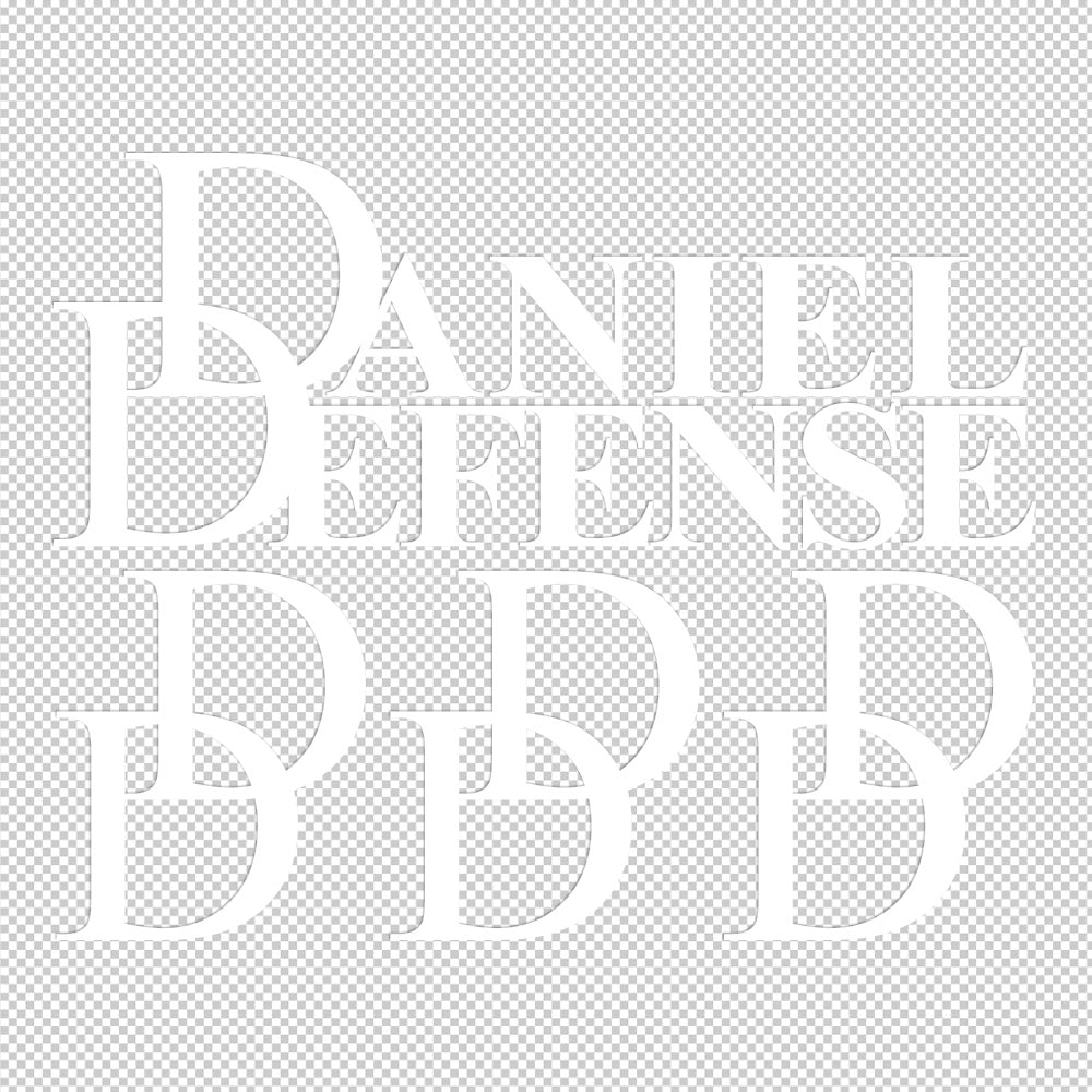 Daniel Defense Sticker Decals (die cut not printed)