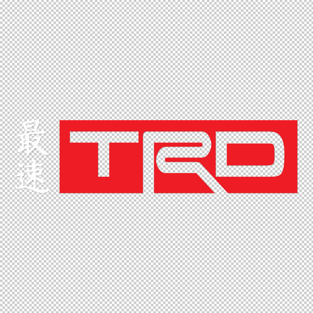TRD Japan Sticker Decals (not printed) Toyota Racing Development