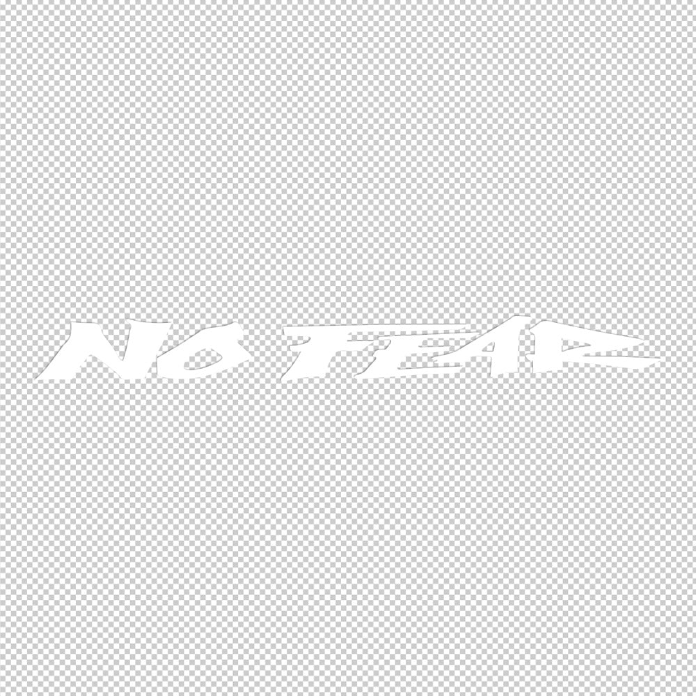 No Fear Sticker Decals (not printed)