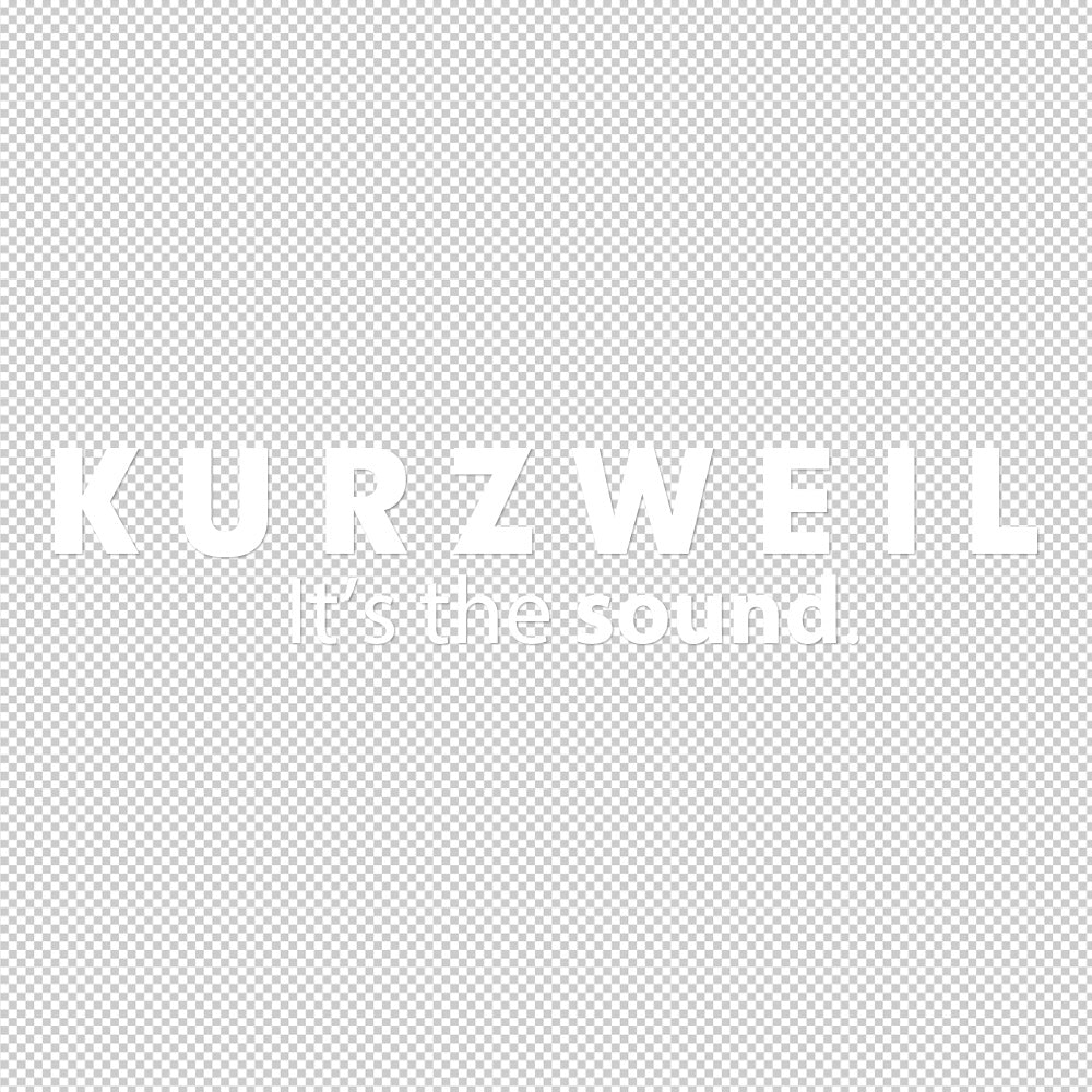 Kurzweil Slogan Sticker Decals (die cut not printed)