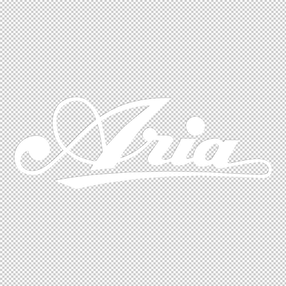 Aria Classic Sticker Decals (die cut not printed)