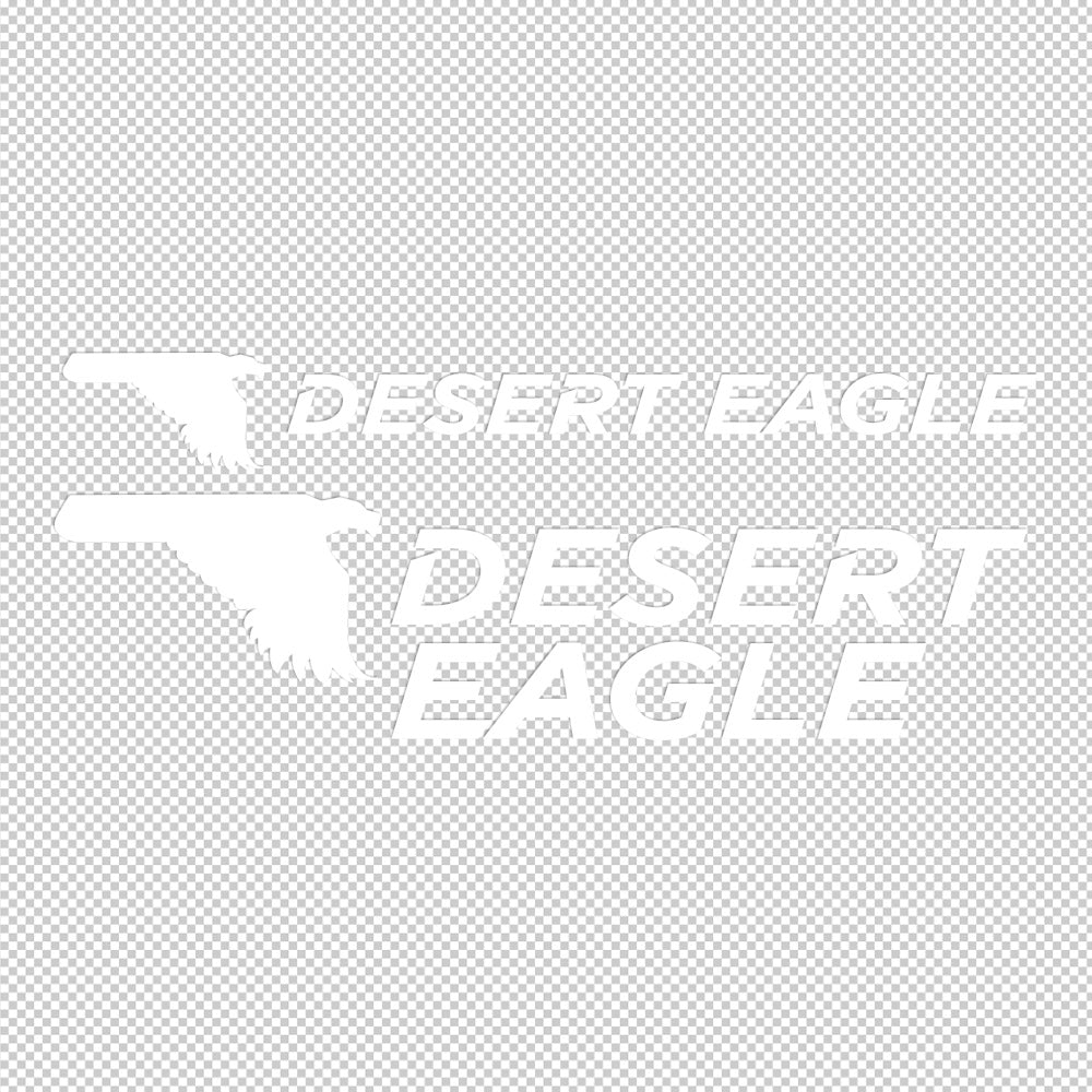 Desert Eagle Sticker Decals (die cut not printed)