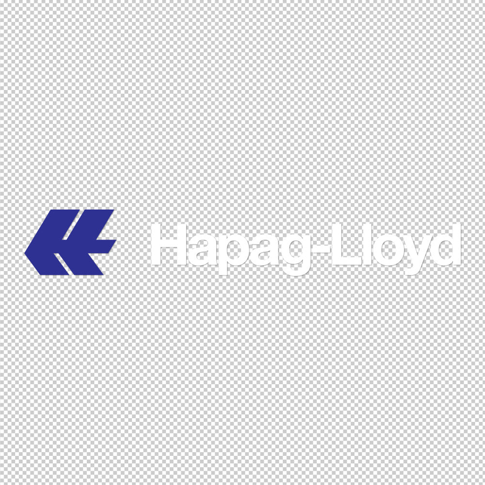 Hapag Lloyd Sticker Decal (not printed) dual color