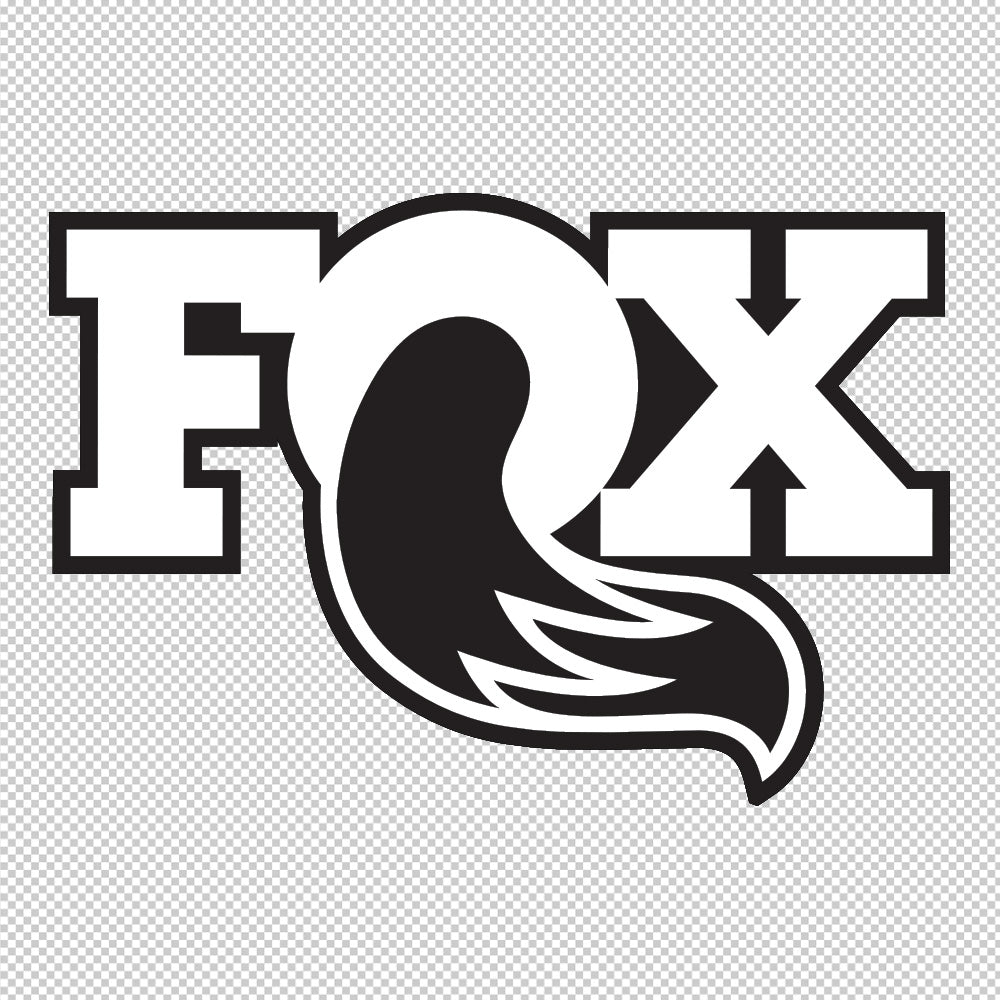 Fox Shocks 4x4 Stickers Decals (die cut not printed) dual colors
