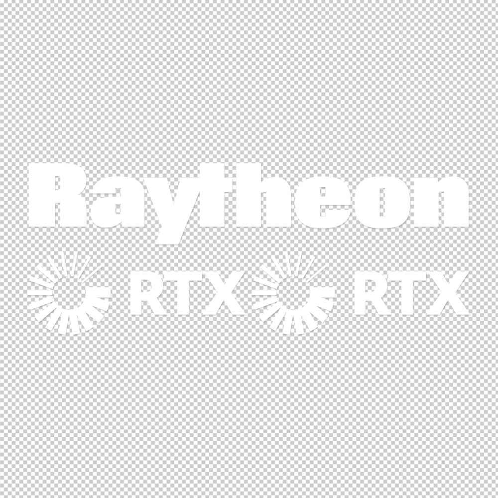 3X Raytheon RTX Sticker Decals (not printed)