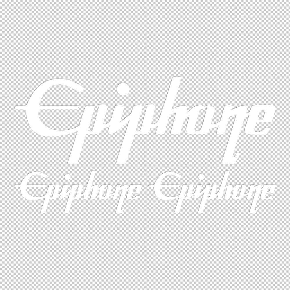 epiphone white stickers