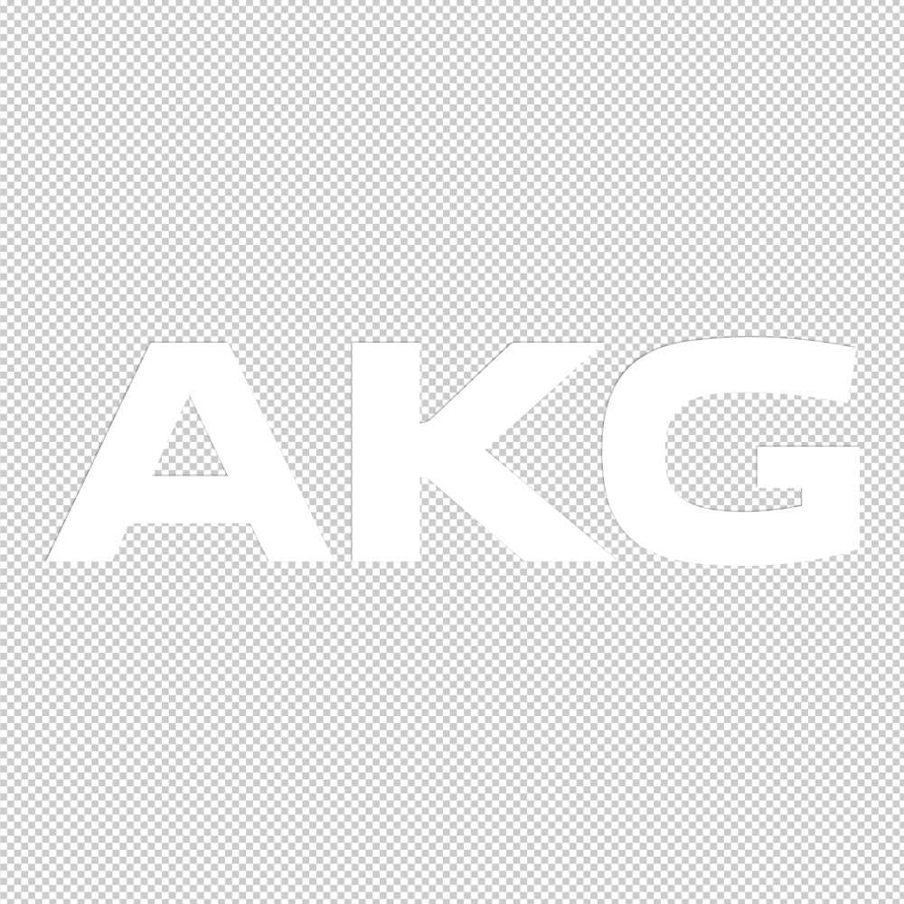 akg car sticker